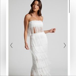 Showpo Amalee Fringe Set - NEW WITH TAGS